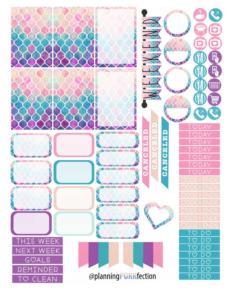 Free Planner Sticker Template Printable Templates Your Go To 
