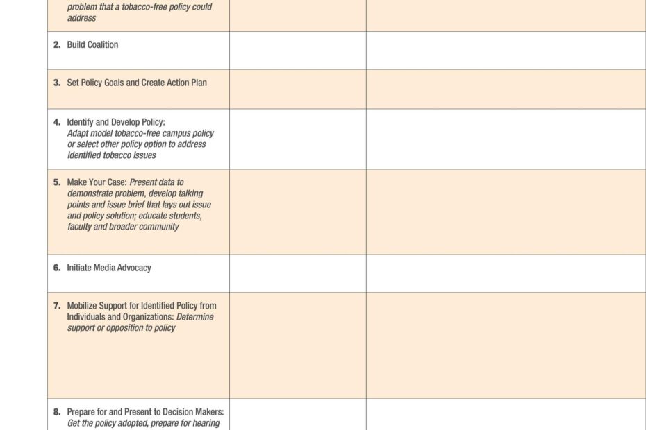 Free Printable Action Plan Template Printable Templates