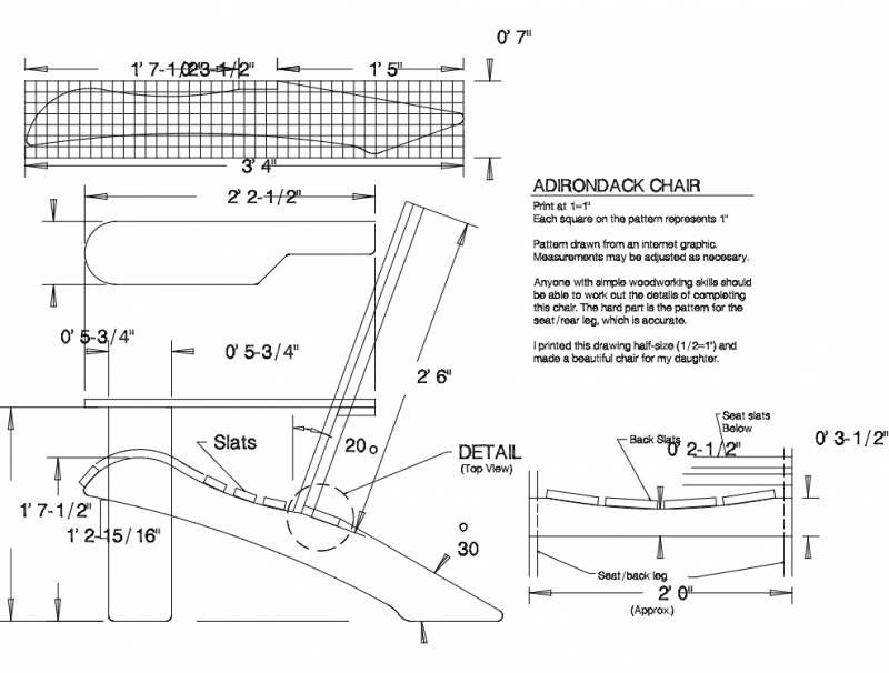 Free Printable Adirondack Rocking Chairs Plans Printable Templates