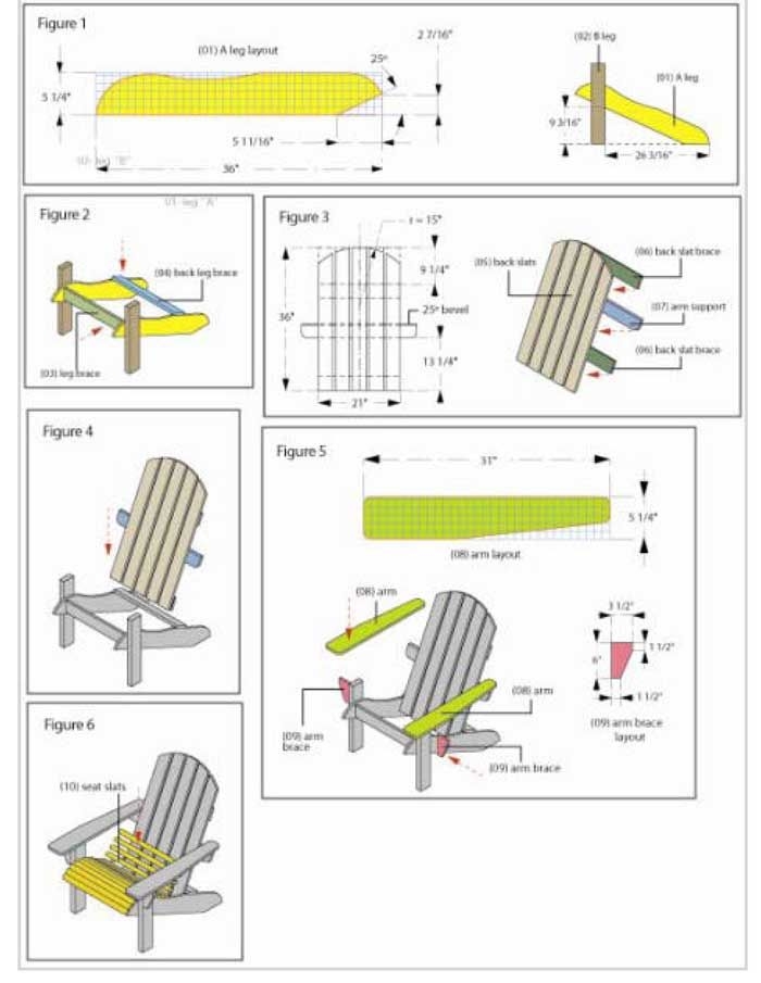 Free Printable Adirondack Rocking Chairs Plans Printable Word Searches