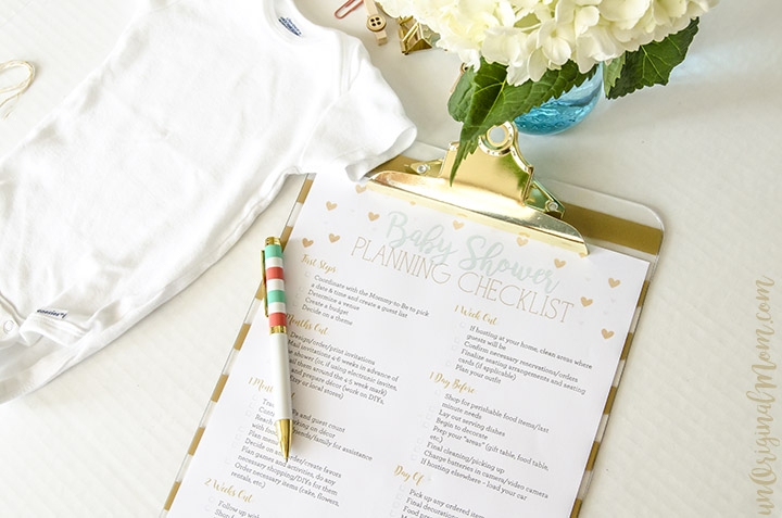 Free Printable Baby Shower Planning Checklist UnOriginal Mom
