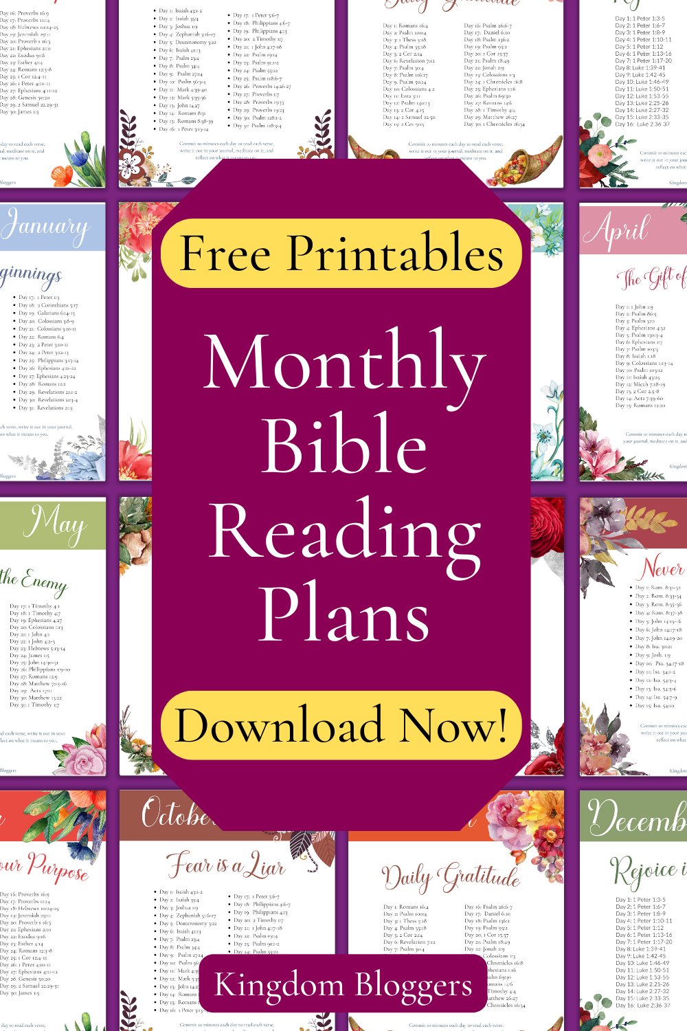 Free Printable Bible Reading Plans For Beginners Read Bible 