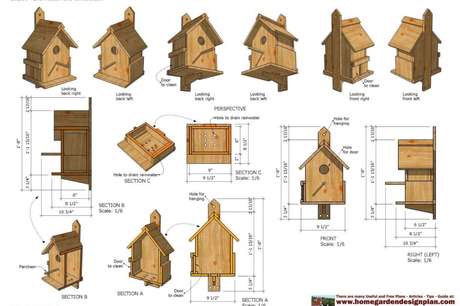 Free Printable Bird House Plans Printable New Year Banners