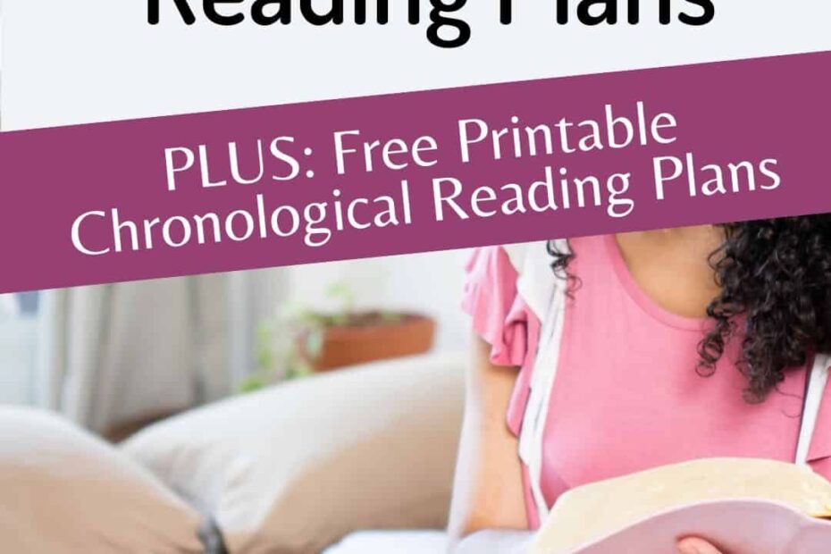 Free Printable Chronological Bible Reading Plan