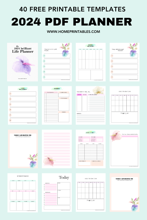 Free Printable Daily Planner 2024 Morna Dorolisa