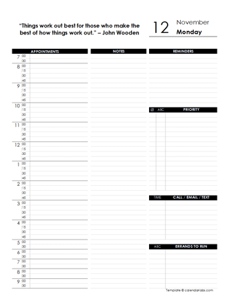 Free Printable Daily Planner Sheets Download Free Printable Daily 
