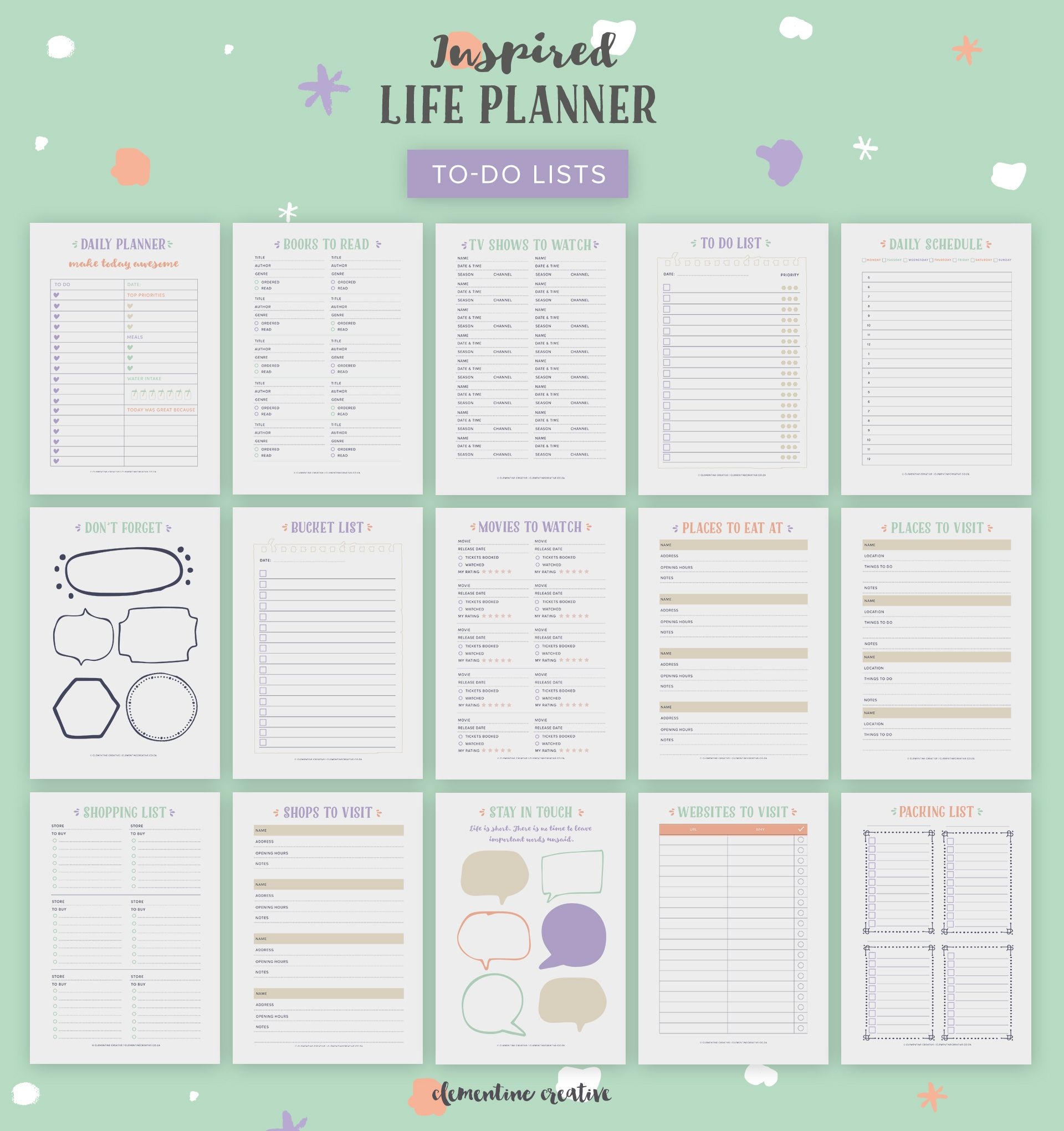 Free Printable End Of Life Planner Printable New Year Banners