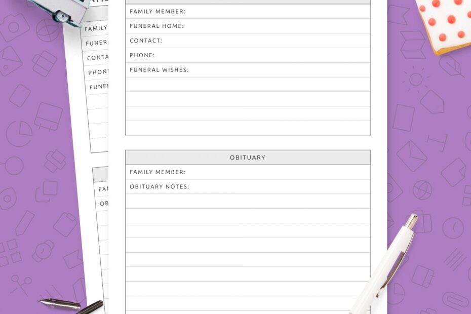 Free Printable Final Wishes Planner A Comprehensive Guide