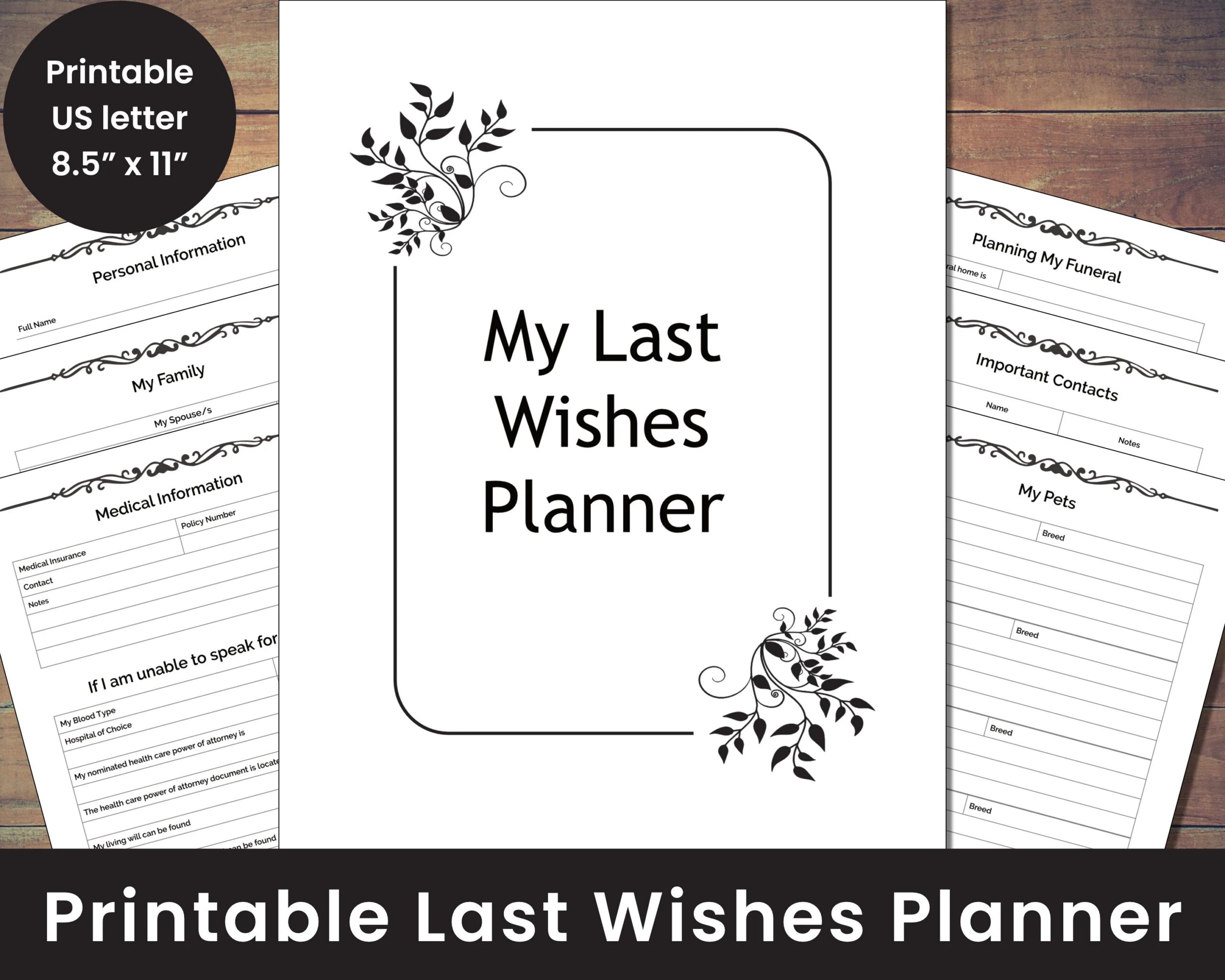 Free Printable Final Wishes Planner A Comprehensive Guide