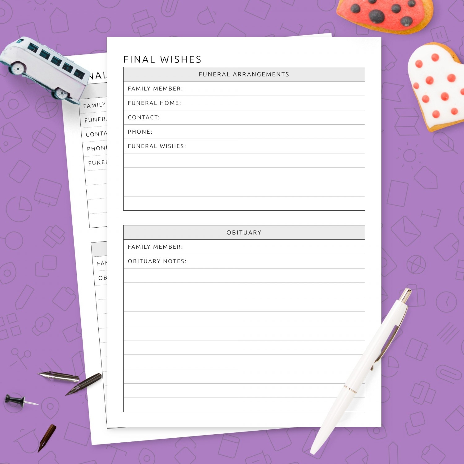 Free Printable Final Wishes Planner A Comprehensive Guide