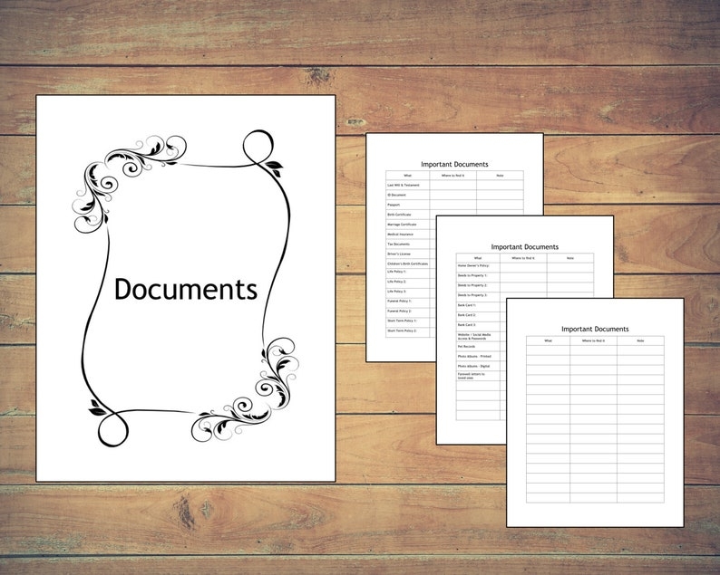 Free Printable Final Wishes Planner Printable Word Searches