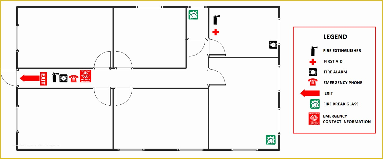 Free Printable Fire Escape Plan Template Of Fice Evacuation Plan 