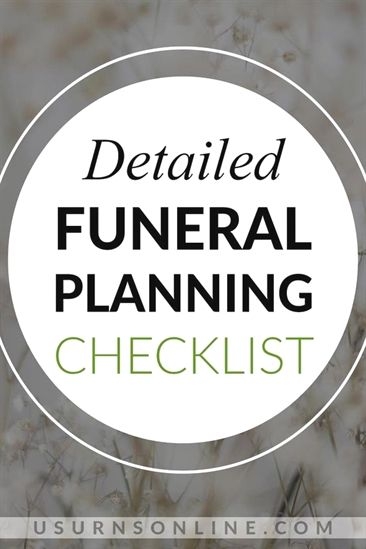 Free Printable Funeral Planning Checklist Next Steps Artofit