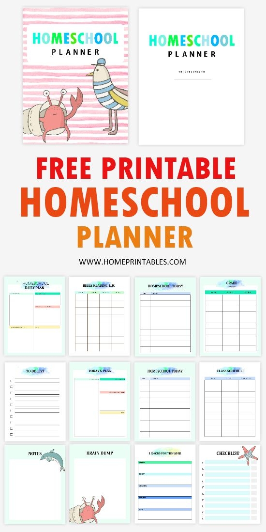 Free Printable Homeschool Lesson Plan Template Printable Templates