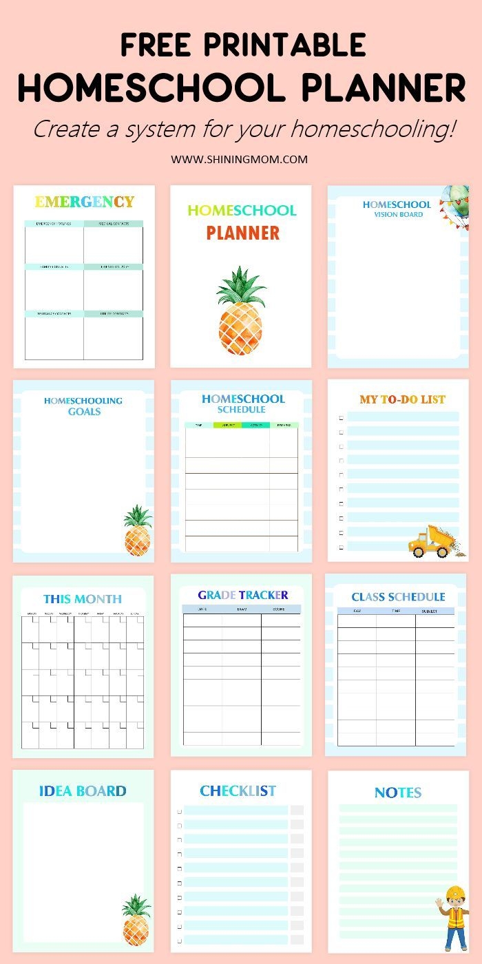 Free Printable Homeschool Lesson Plan Template Printable Templates