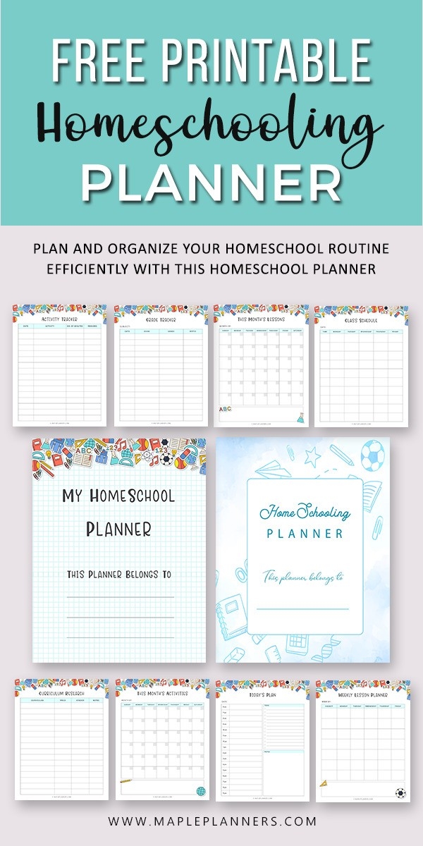 Free Printable Homeschool Planner Best Homeschool Planning Resource