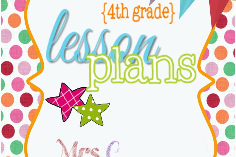 Free Printable Lesson Plan Cover Page Printable Lesson Plans