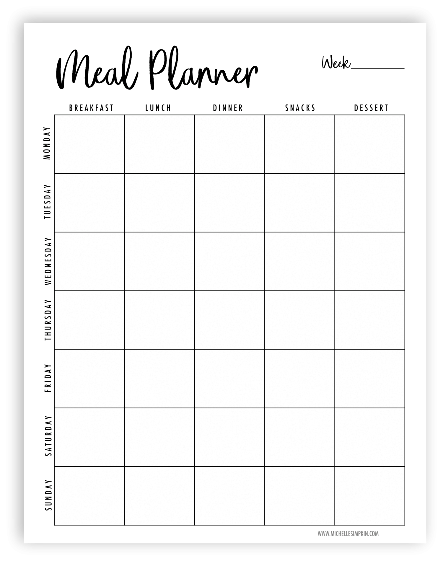 Free Printable Meal Plans Printable New Year Banners