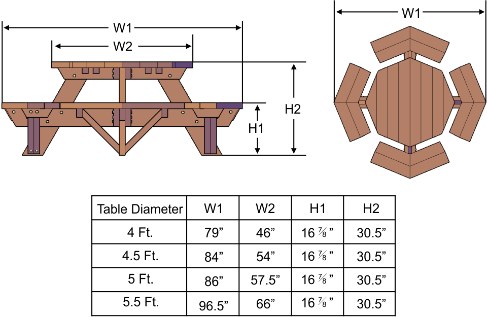 Free Printable Octagon Picnic Table Plans Free Templates Printable