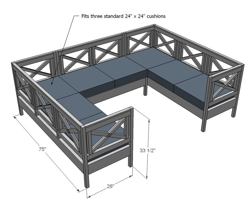 Free Printable Outdoor Furniture Plans