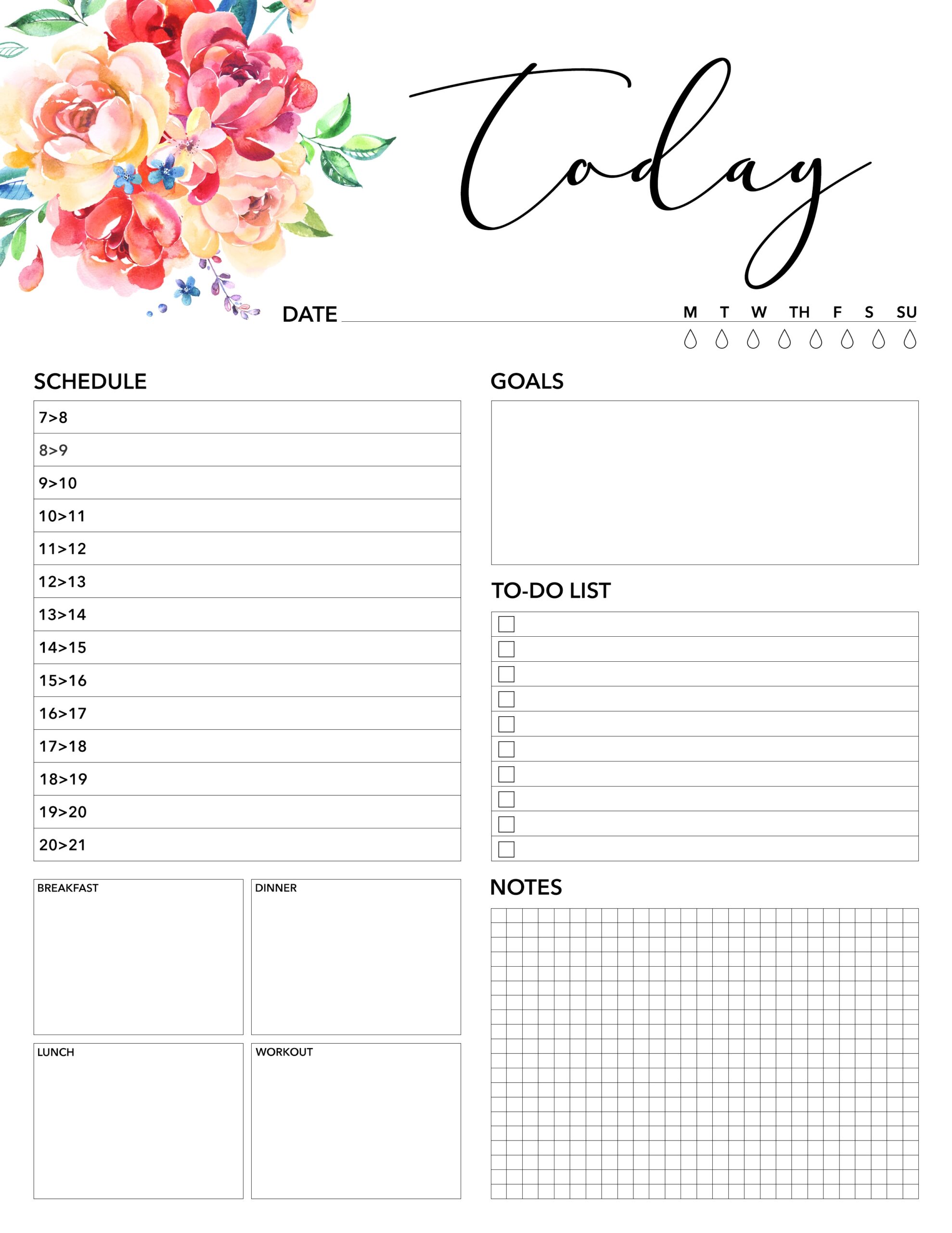 Free Printable Planner Pages 2023 Printable Online