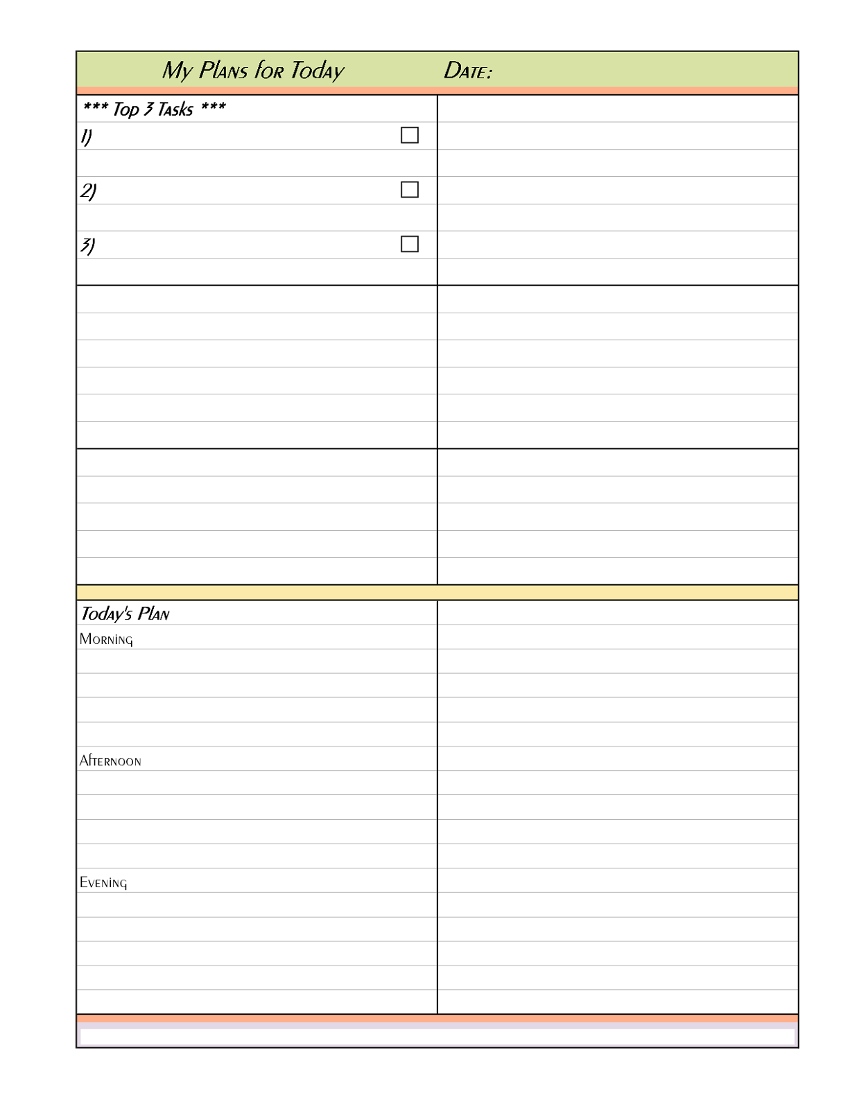 Free Printable Planner Pages Activity Shelter