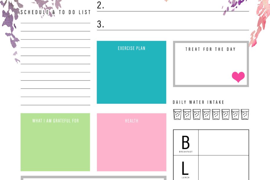 Free Printable Planner Sheets Download Free Daily Planners In Word