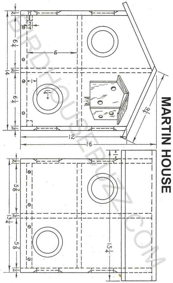 Free Printable Purple Martin House Plans Printable Word 54 OFF