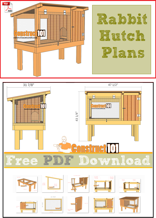 Free Printable Rabbit Hutch Plans Free Printables Hub
