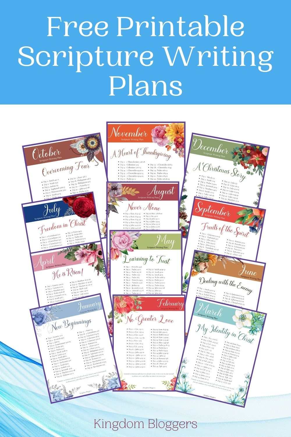 Free Printable Scripture Writing Plans 2024 Dev onallcylinders