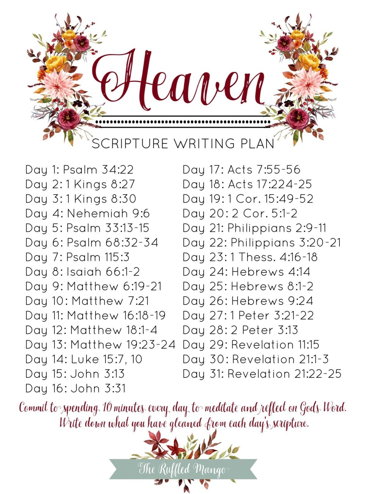 Free Printable Scripture Writing Plans 2024 Printable Templates Free