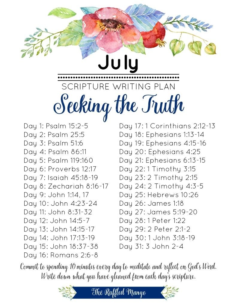 Free Printable Scripture Writing Plans 2024 Printable Templates