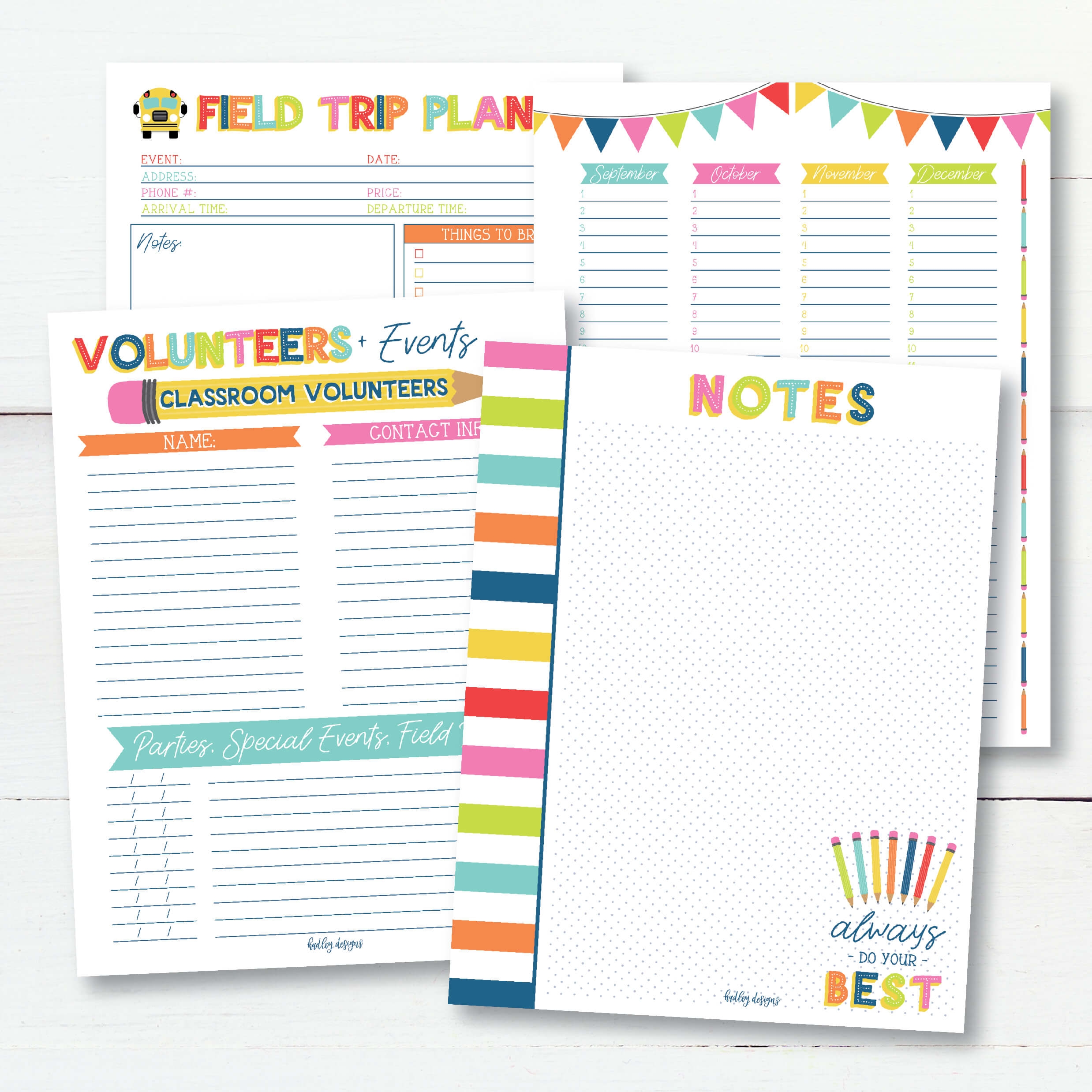 Free Printable Teacher Planner 2025 2025 Riku Vankoning