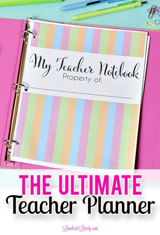 Free Printable Teacher Planner Template 2022 23 Teacher Planner 