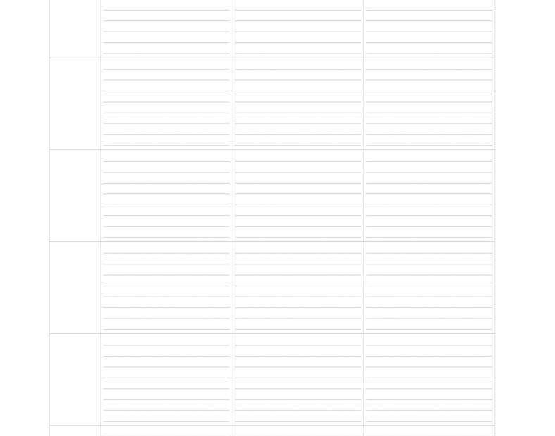 Free Printable Teacher Planning Sheets Free Templates Printable