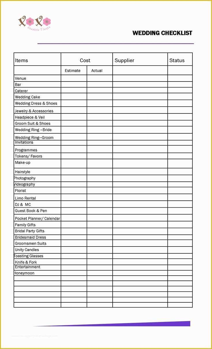 Free Printable Wedding Planning Templates Of Wedding Planning Checklist 