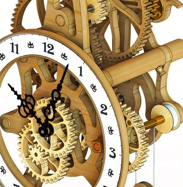 Free Printable Wooden Clock Plans