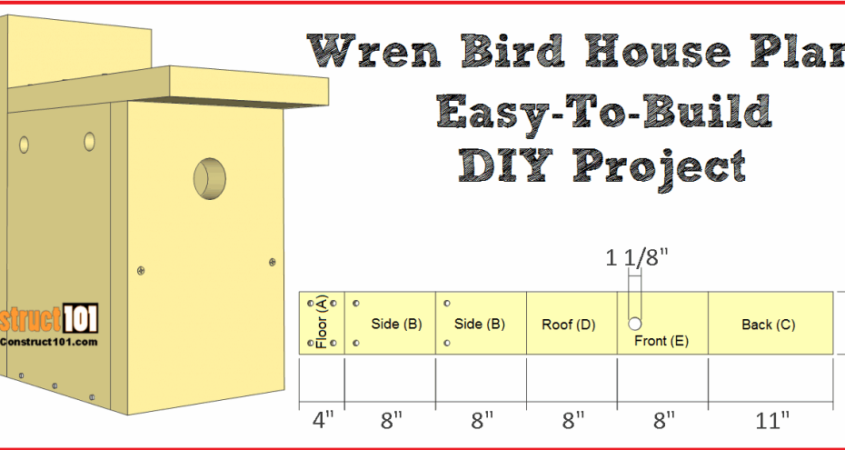 Free Printable Wren Bird House Plans Image To U