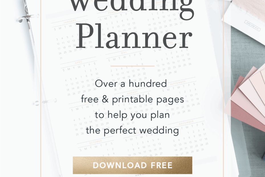 Free Wedding Planner Binder Printable Free Wedding Planner Wedding