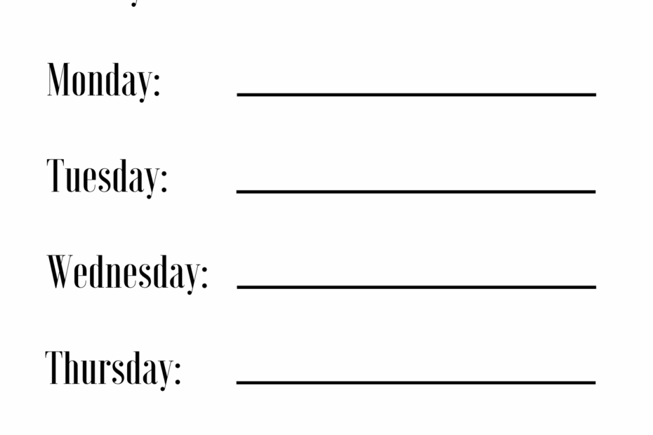 Free Weekly Menu Planning Printable Hungry Happy Home