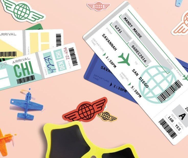 Freebie Printable Pretend Play Plane Tickets Artofit