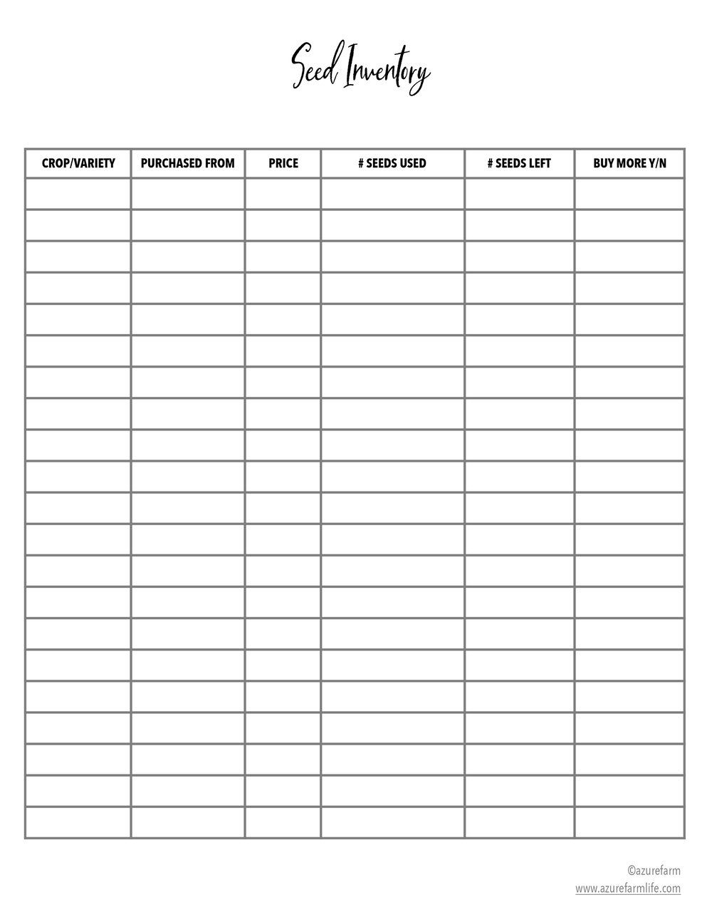 Garden Planning Printables Artofit