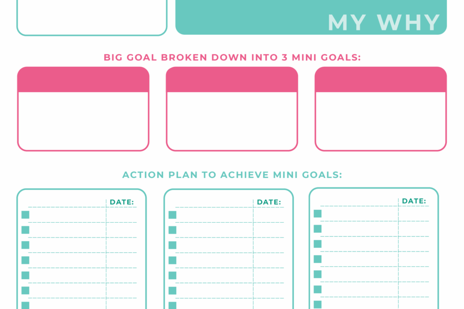 Goal Planning Printable Printable Online