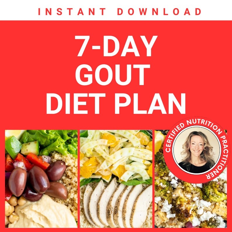 Gout Diet Plan 7 day Gout Meal Plan With Low Purine Foods Grocery 