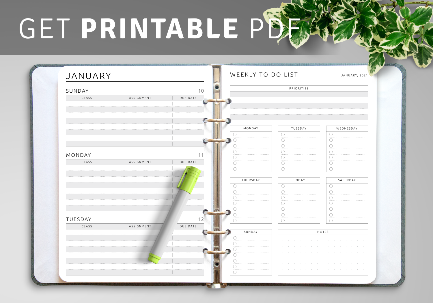Happy Planner Printables Free Mini Size Shopping List FREE Printables