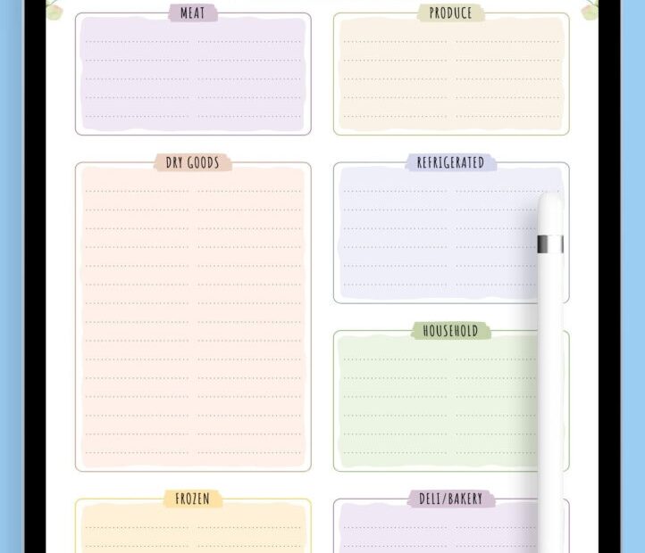 Happy Planner Printables Free Mini Size Shopping List FREE Printables