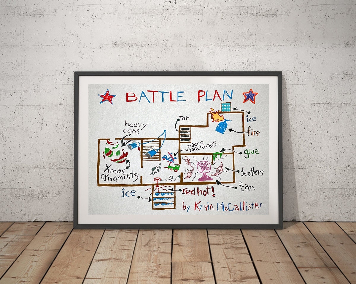 Home Alone Battle Plan Printable