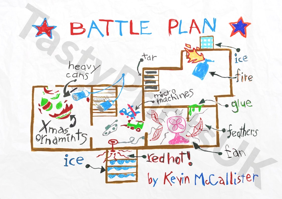 Home Alone Battle Plan Printable