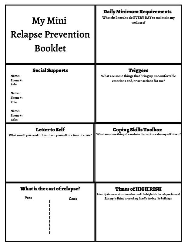 How To Create A Successful Relapse Prevention Plan Relapse 