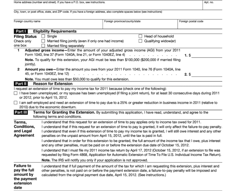 Irs Payment Plan Form Fill Out And Sign Printable PDF Template SignNow